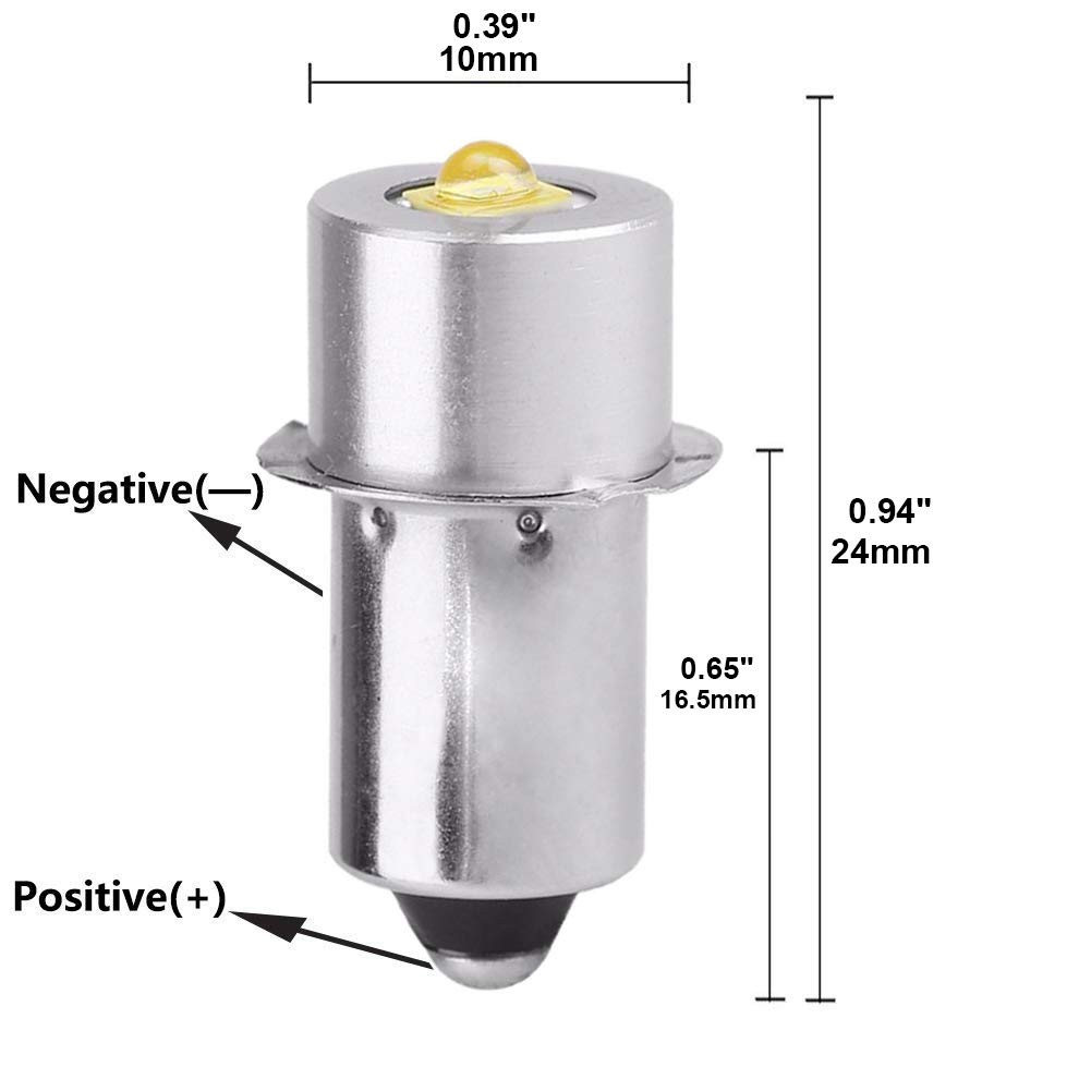 Kit De Conversion Led Maglite Dc 3V, Bombillas De Repuesto Maglite Para Solo 2