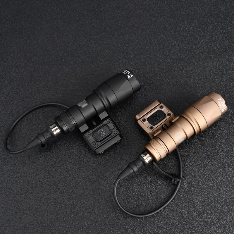 Tactical M300 M600 Flashlight SF WADSN Scout Light Fit 20mm Picatinny Rail