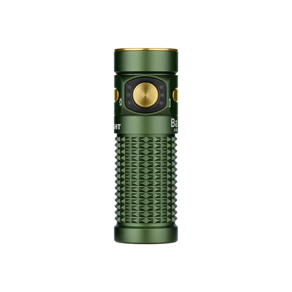 Olight Baton 4 OD Green Premium Rechargeable Flashlight + Charging Case, 1300 L