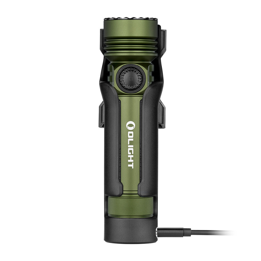 Olight Seeker 4 Pro OD Green Flashlight, Versatile Holster, 4600 Lum, Cool White