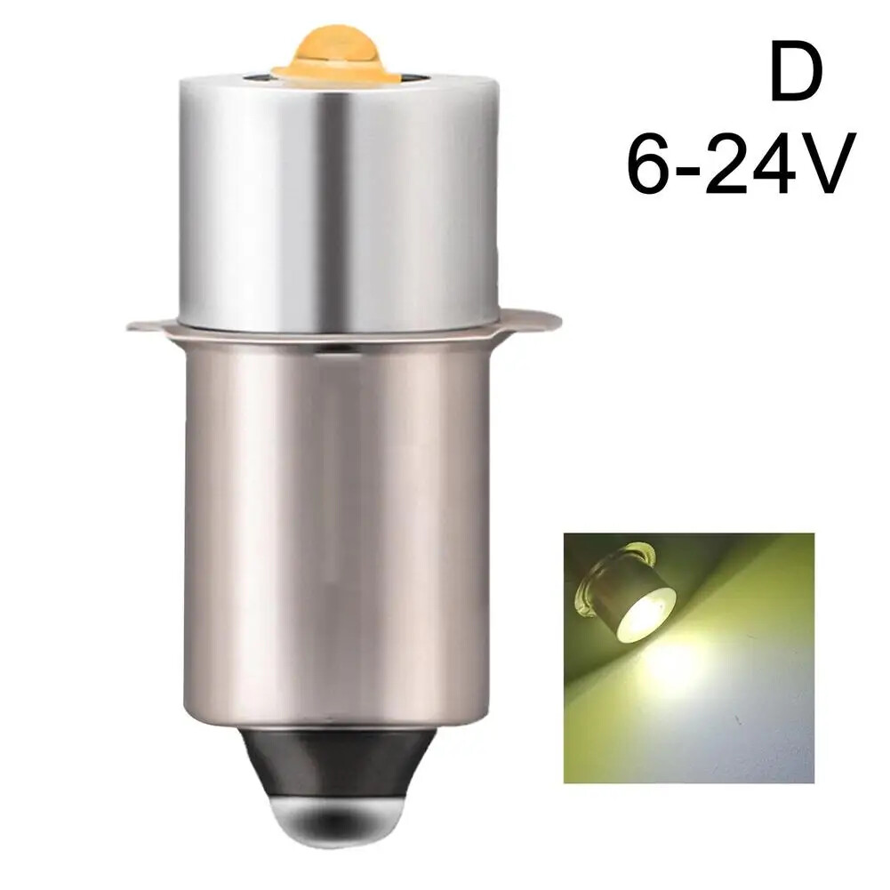 P13.5S E10 BA9S Base 5W LED Upgrade Bulbs White Maglite Flashlight 6500K 3W