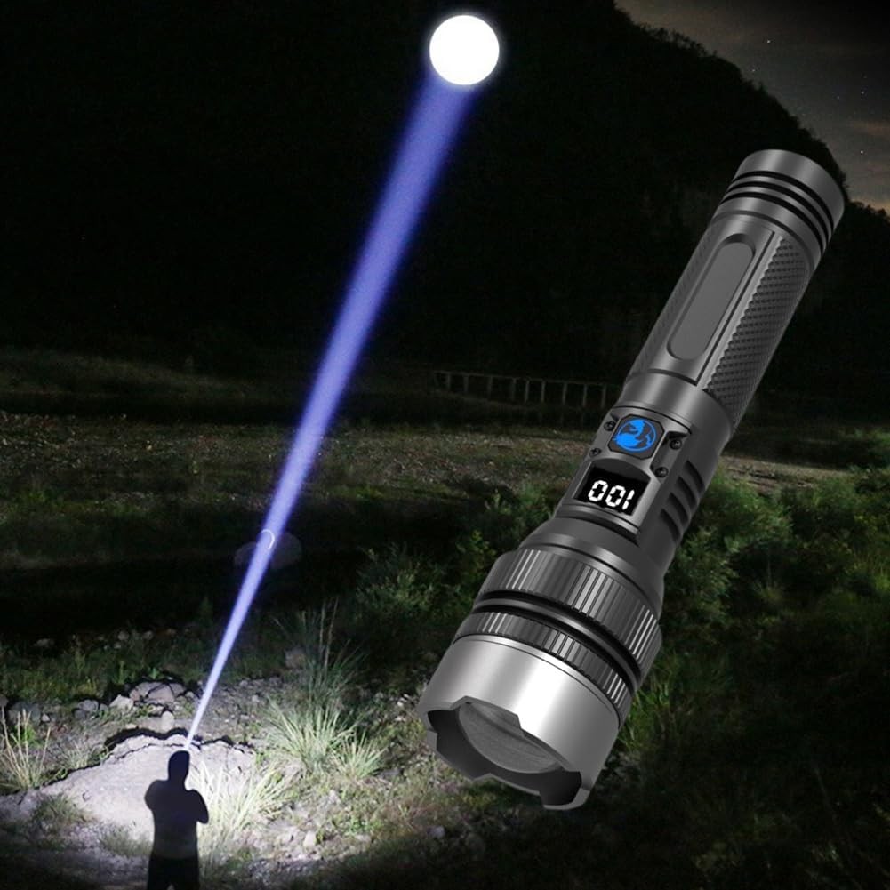 LED Flashlight 500 Lumens Rechargeable Flashlights for Home Emergency