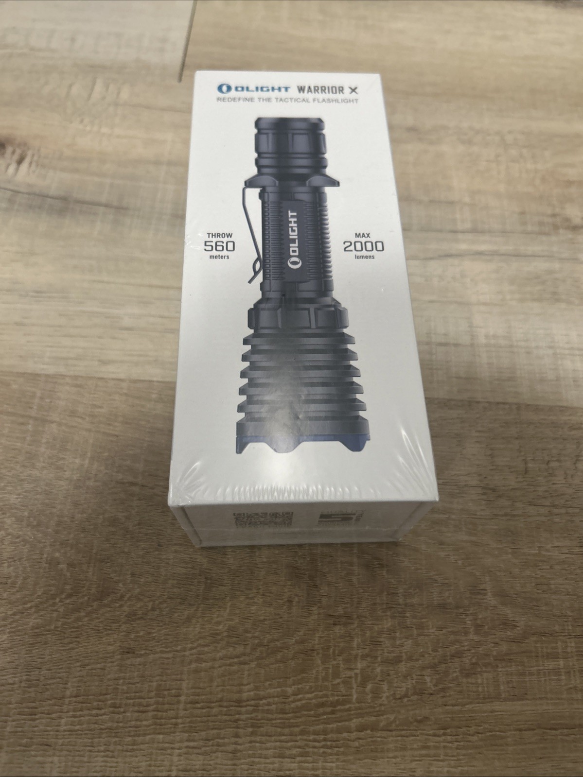 Olight Warrior X 2000 Lumens 560 Throw Tactical Flashlight **SEALED**
