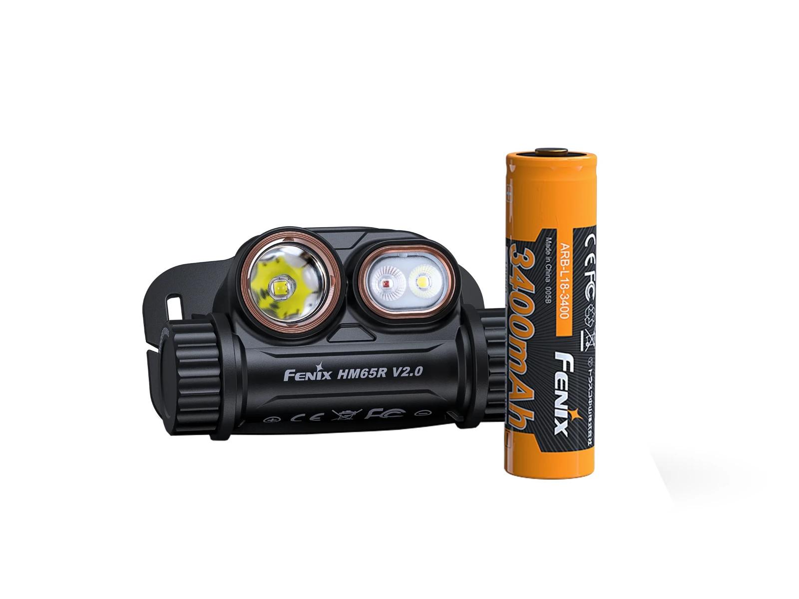 Fenix HM65R V2.0 MULTIPLE-LIGHT-SOURCE MAGNESIUM HEADLAMP 2200 Lumens