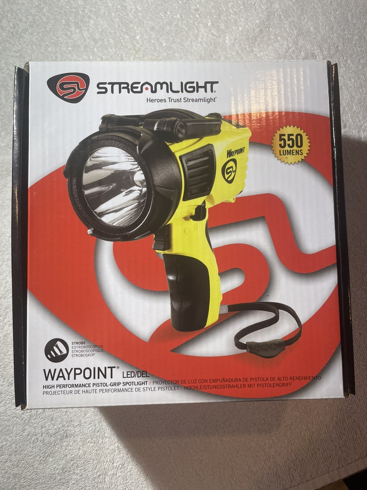 Streamlight Waypoint 4 x C Alkaline Flashlight 44900 NEW in Box FREE SHIPPING