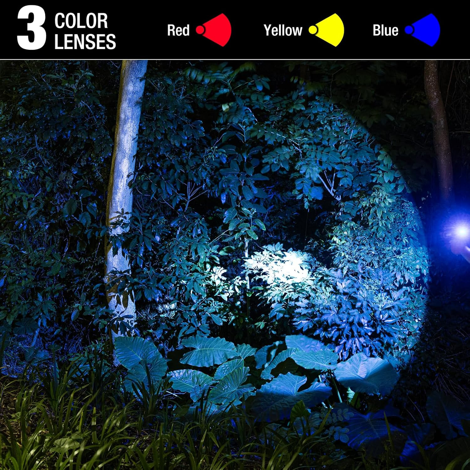 Rechargeable Spotlight, 2000000 Lumens Super Bright Spot Light, LED Handheld Spo