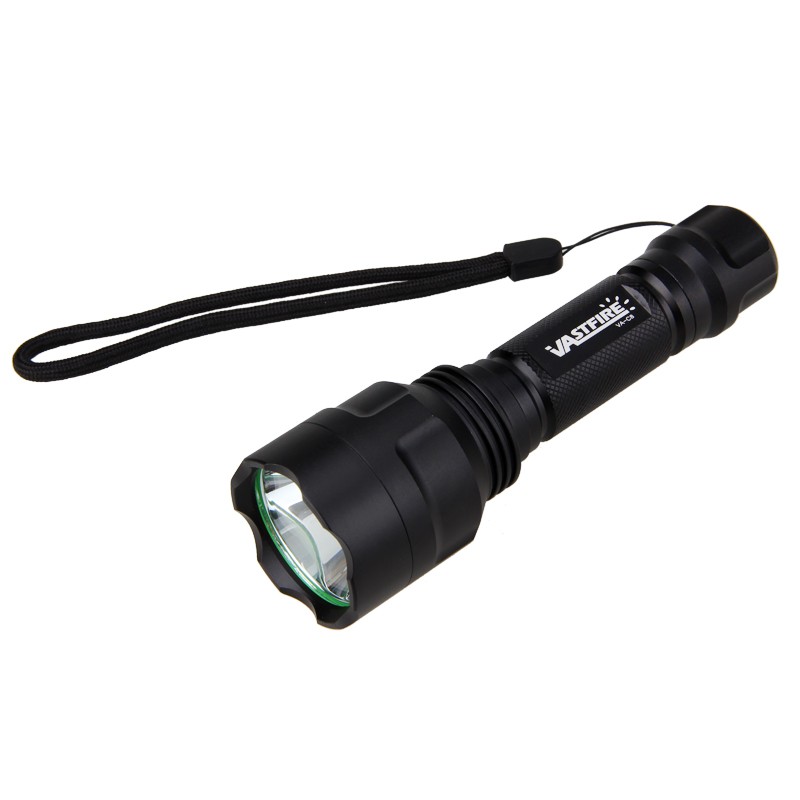 800 Yards LED Flashlight Night Torch Red Light + Battery + Scope Mount/20mm Rail