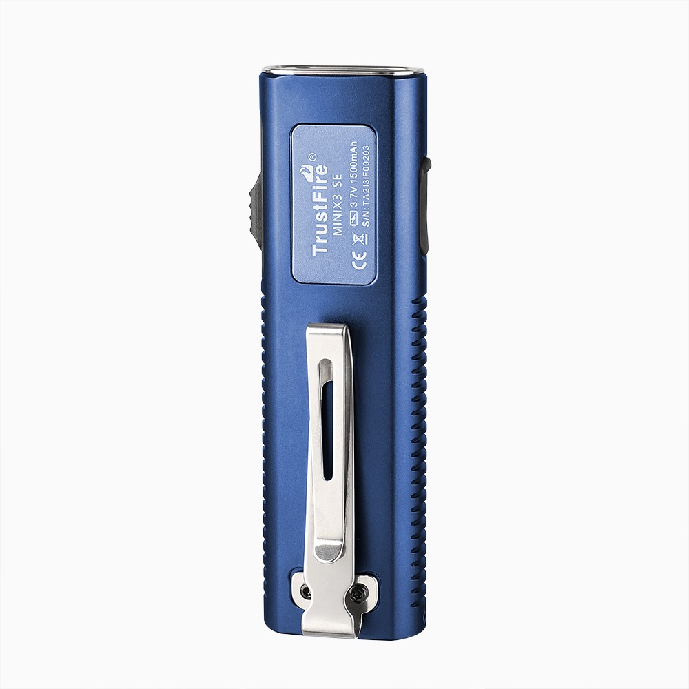 TrustFire X3-SE EDC Rechargeable Flashlight Magnet Torch UV Light , Red Laser US