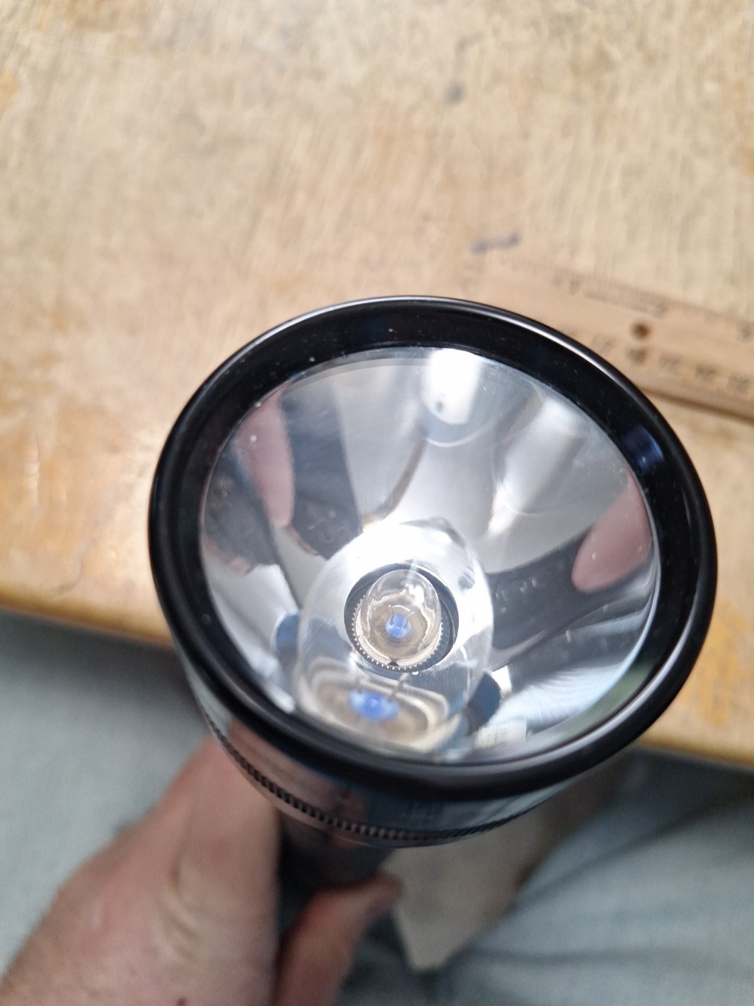 Maglite 3D Cell Flashlight Black Mag Instrument Ontario California 12″ GREAT Con