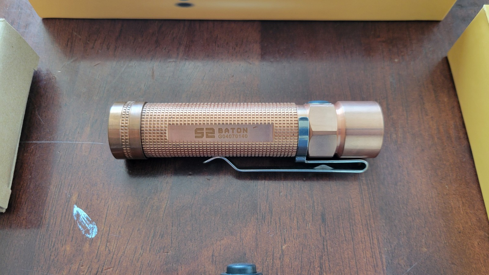 Olight S2 Baton Copper Flashlight LED Torch
