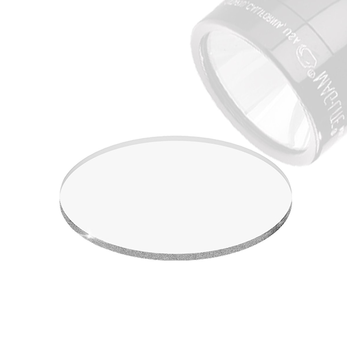 Weltool Maglite C/D Flashlight Tempered Glass Lens, 1 Pack
