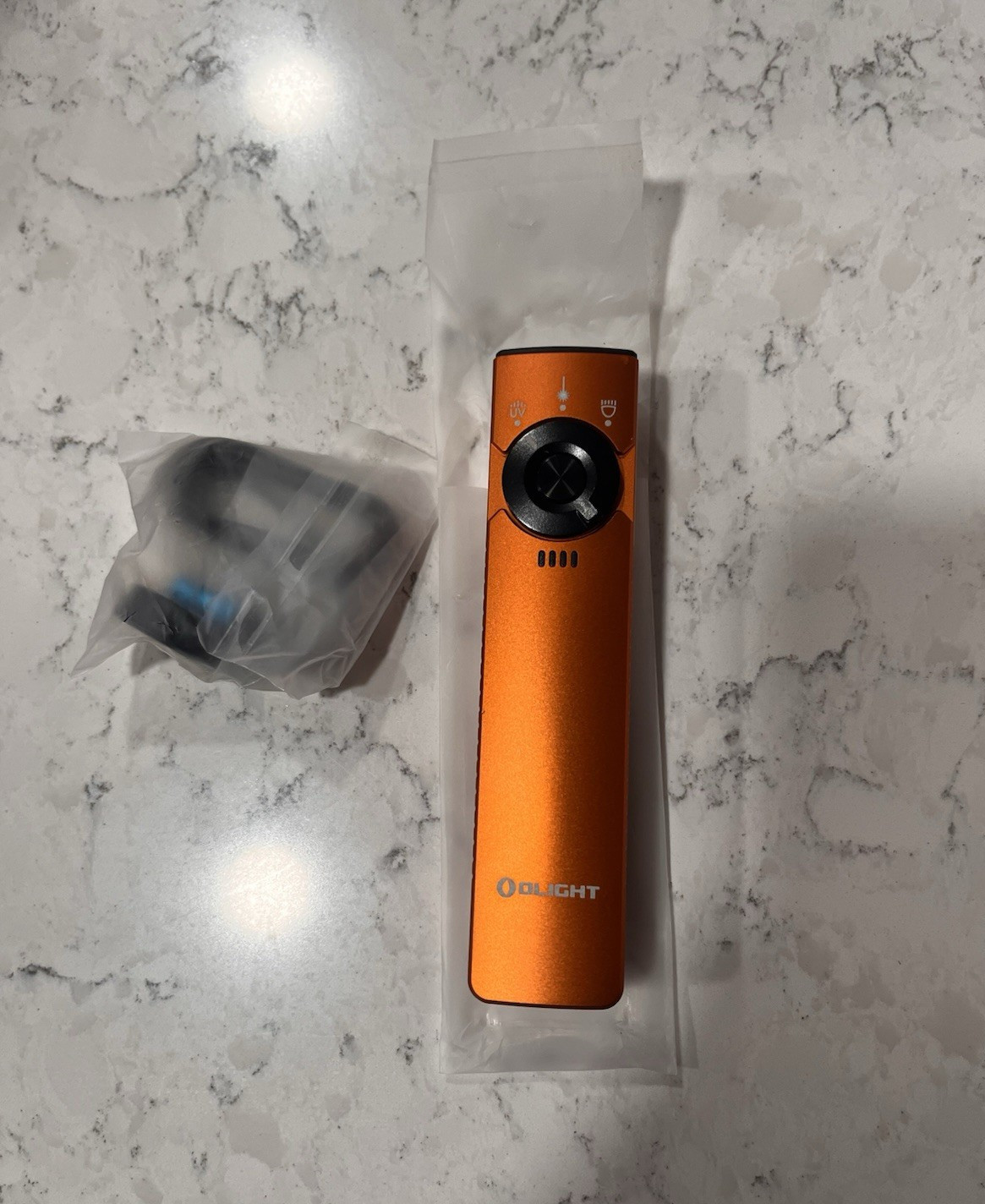 Olight Arkfeld Pro 1,300 Lumens Rechargeable Magnetic Clip LED IP56 Orange