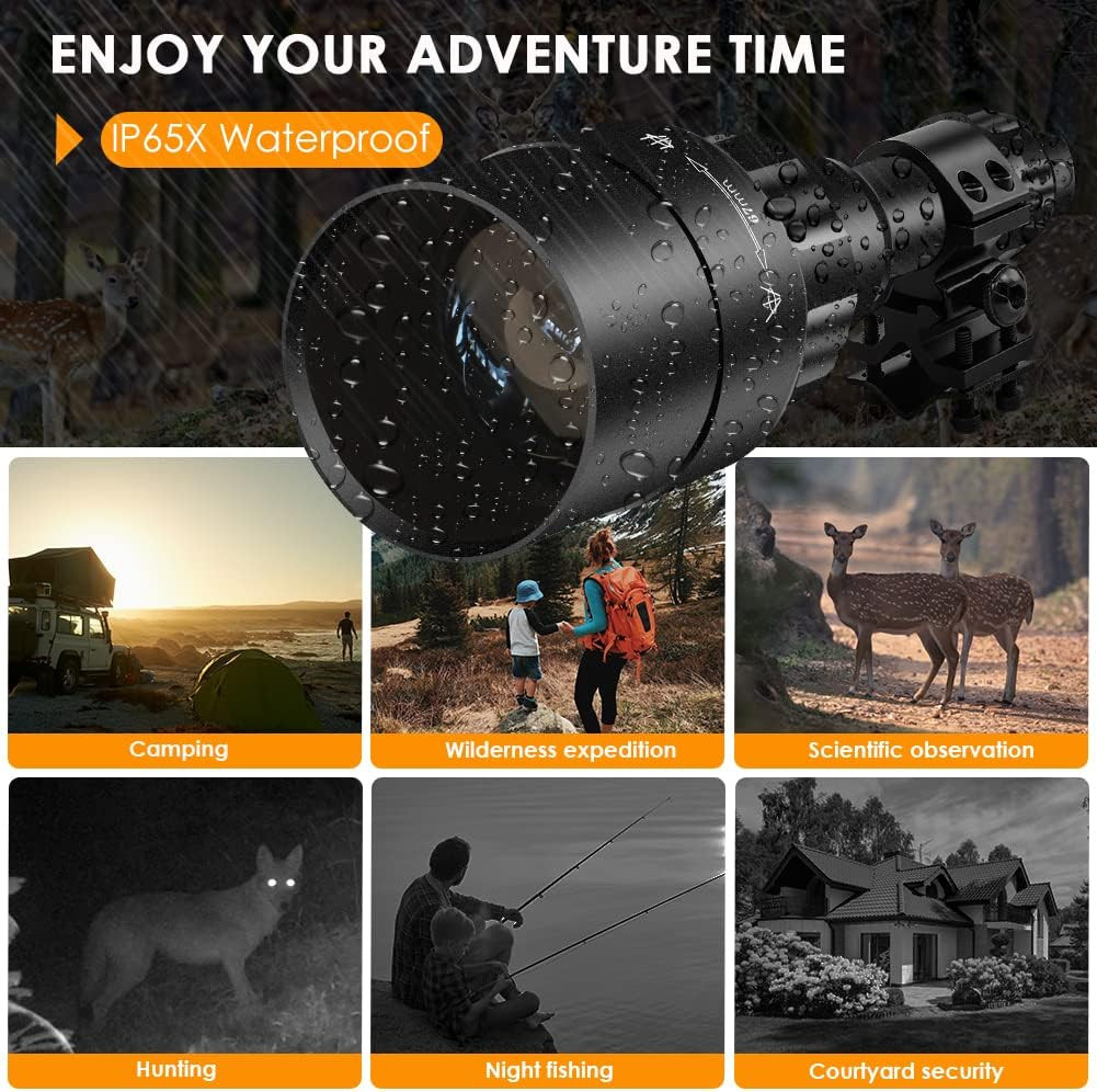 1605 850Nm IR Illuminator Flashlight Lights for Night Vision Zoomable