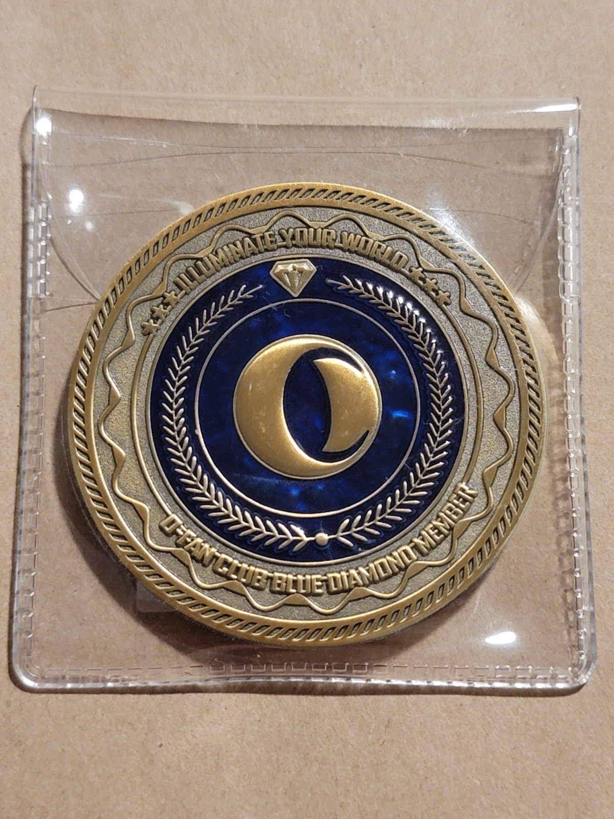 Olight Blue Diamond Challenge Coin Collectible