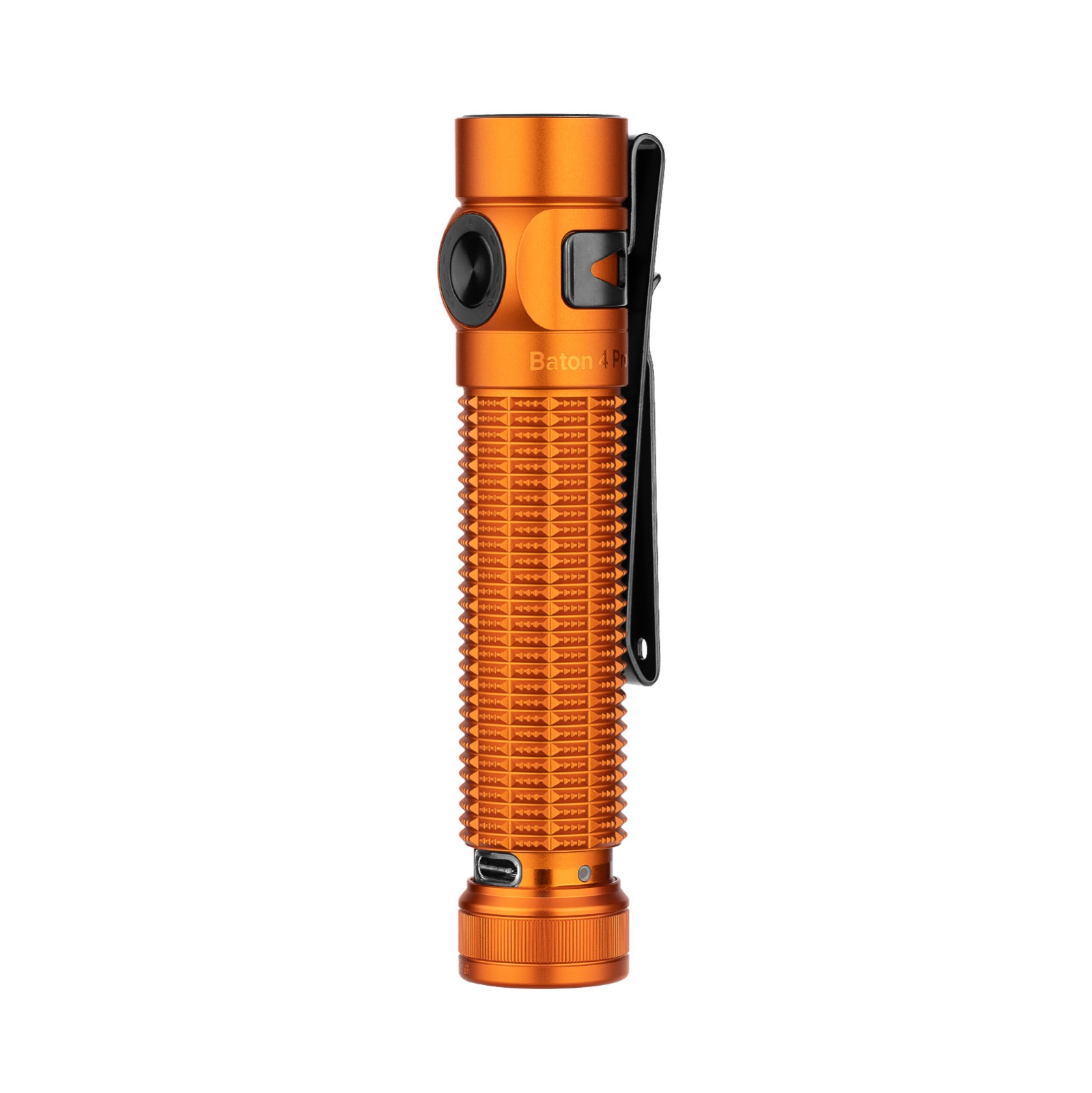 Olight Baton 4 Pro Orange CW Dual Switch Compact Flashlight, 1600 Lumens, 200M