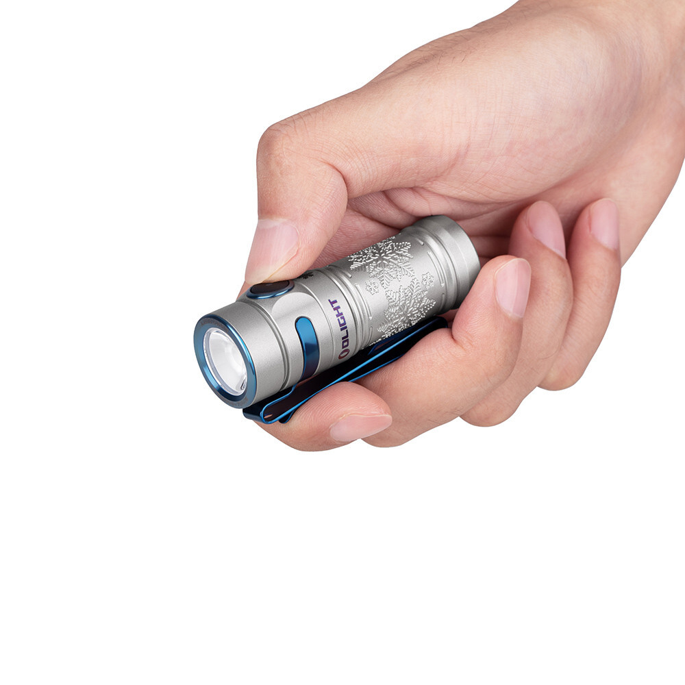 Olight Baton 3 Premium Edition Winter w/Portable Wireless Charger, 1200 Lumens