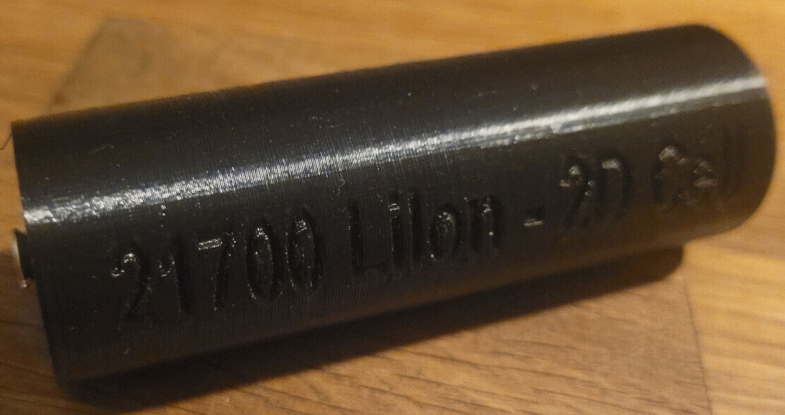 21700 Li-Ion to 2D-Cell Flashlight Adapter