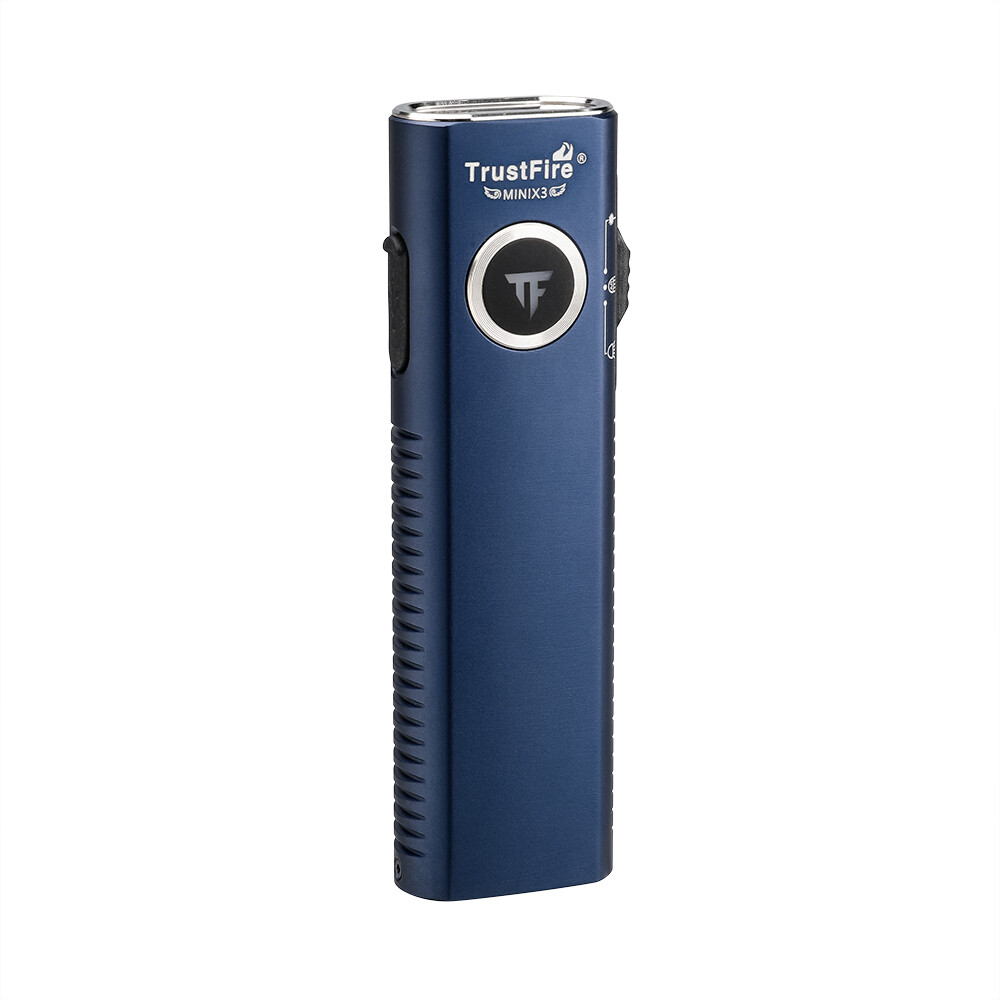 TrustFire X3 4-in-1 EDC Flashlight: 1050 Lumen, UV & Green Laser, Magnetic, Blue