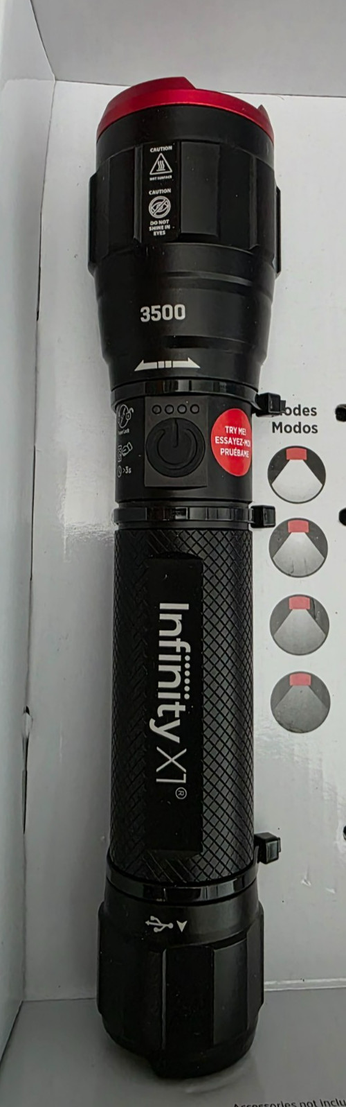 Infinity X1 3500L Dual Power Focusing Flashlight, 1-pack – 1806333 + (1) Small