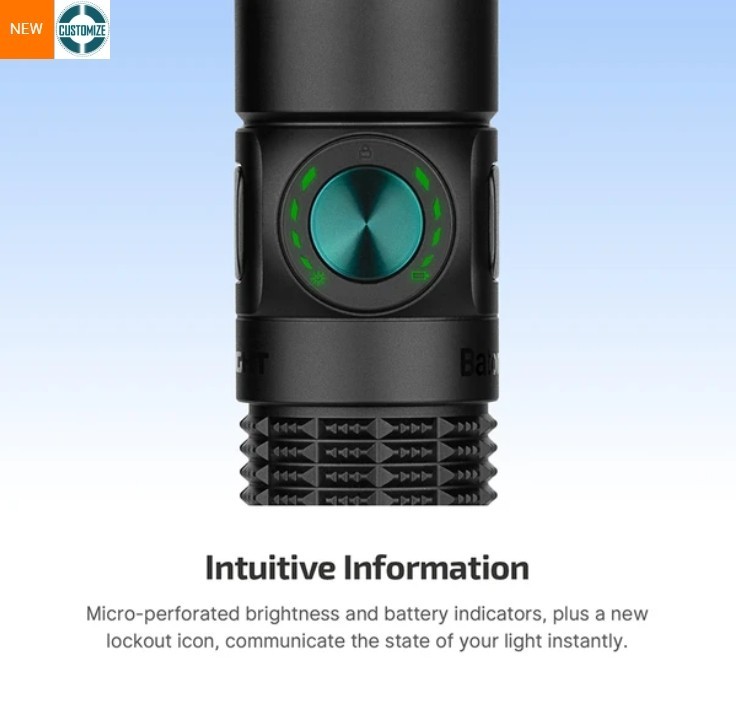 Baton 4 Pro Dual Switch High Lumen Compact EDC Flashlight