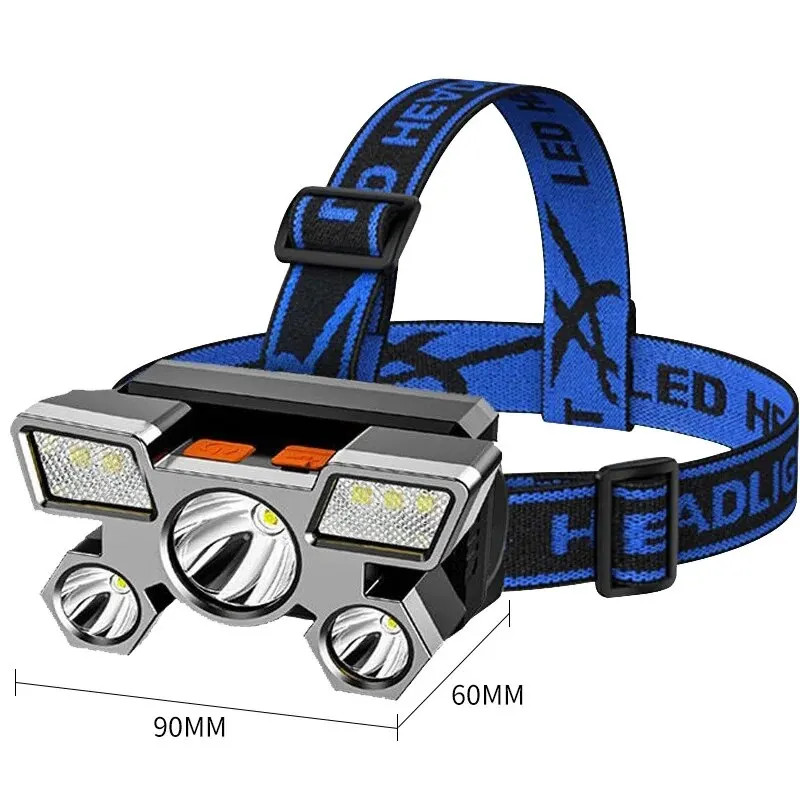 Powerful Rechargeable Head Flashlight for Fishing Led Headlamp Nitecore Camping