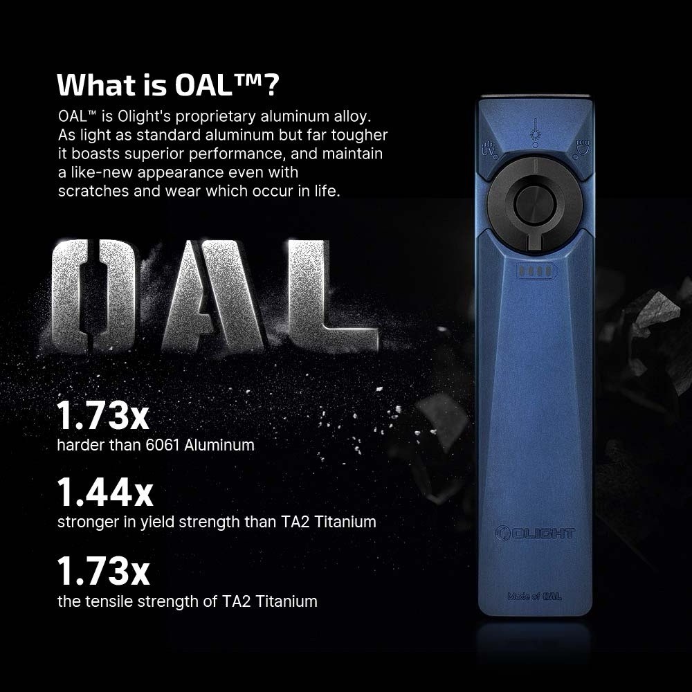Olight Arkfeld Ultra Navy Blue CW 3-in-1 EDC Flashlight w/O-Aluminum Material