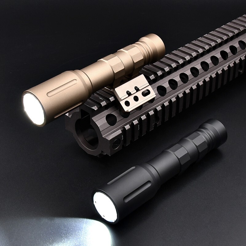 Tactical Metal PLHV2 Flashlight LED1000 Lumen Weapon Light Fit 20mm Rail Airsoft