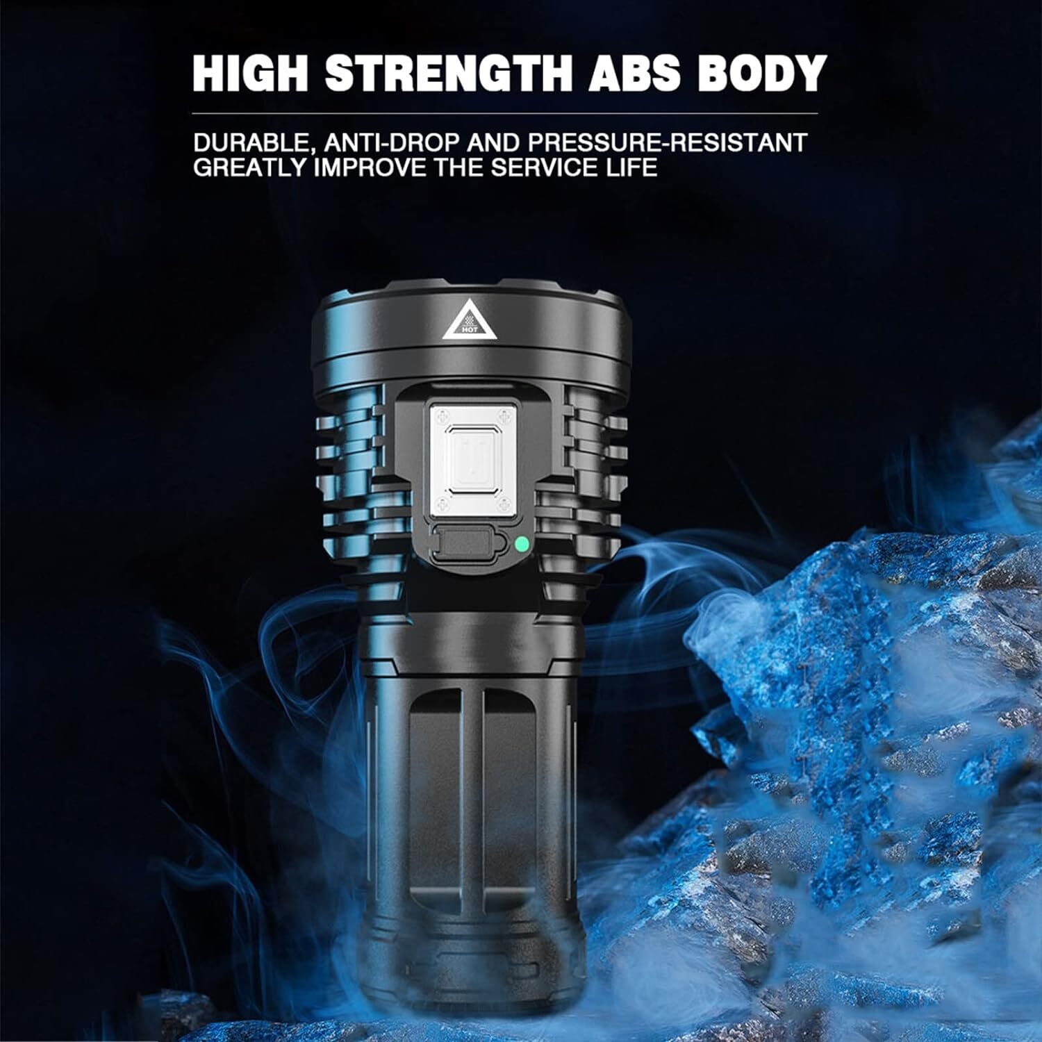 Super Bright 12000000LM Torch 8 LED Flashlight USB Rechargeable Tactical lights