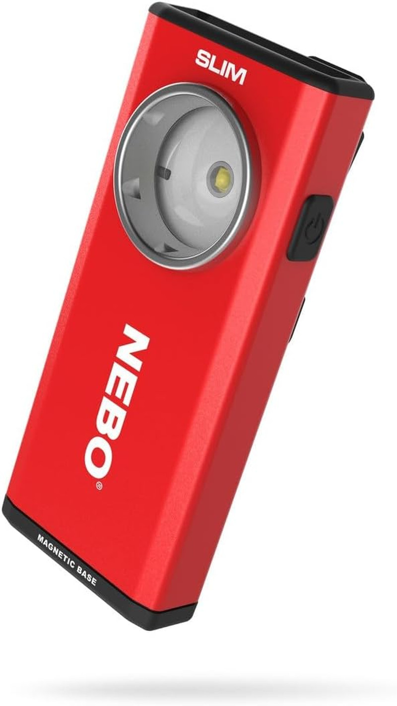 Slim Work Light, USB Rechargeable Bright Pocket Light with Clip