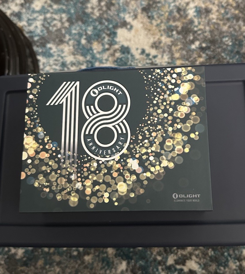olight Limited Edition 18 Anniversary Box, Mini 2 Flashlight, Bottle Opener