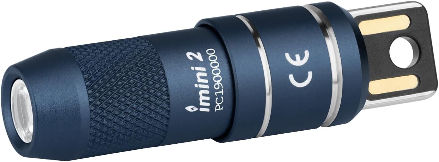 OLIGHT iMini 2 Rechargeable Keychain Flashlight 50 Lumens Mini LED EDC Light