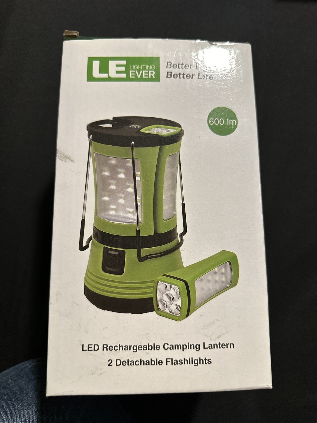 Linterna De Camping Led Recargable 600 Lm Linterna Desmontable