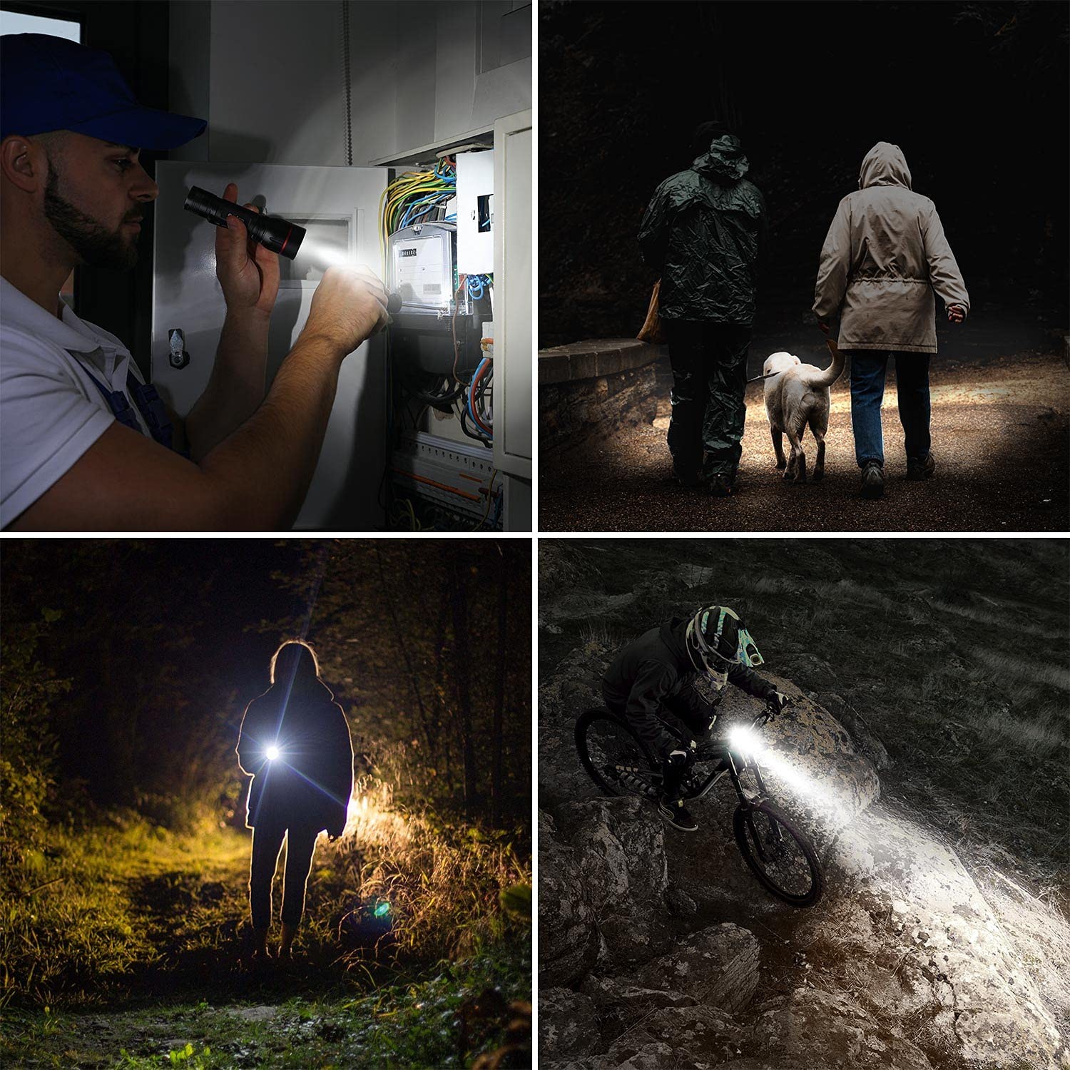 LED Flashlight with Clip, LE2050 Flashlight High Lumens, 5 Lighting Modes, Zo…