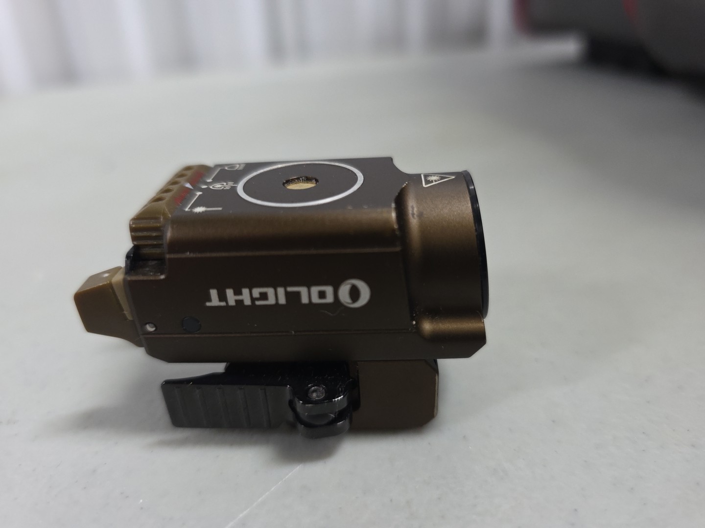 OLIGHT BALDR S RECHARGEABLE LED LIGHT RED LASER USED EXCELLENT COND…