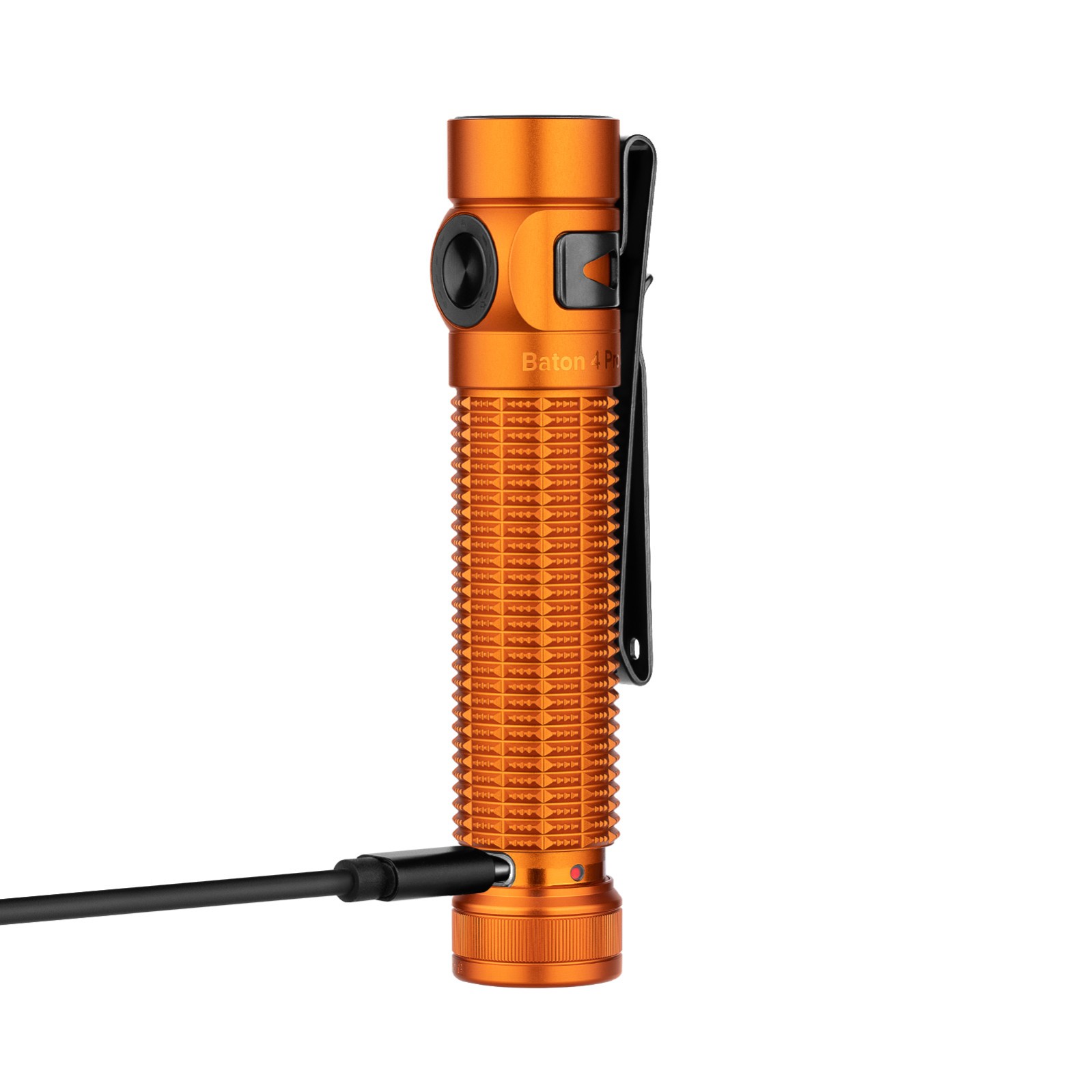 Olight Baton 4 Pro Orange CW Dual Switch Compact Flashlight, 1600 Lumens, 200M