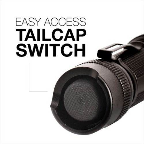Energizer LED Vision HD Performance Tactical FlashLight: Metal, Impact &