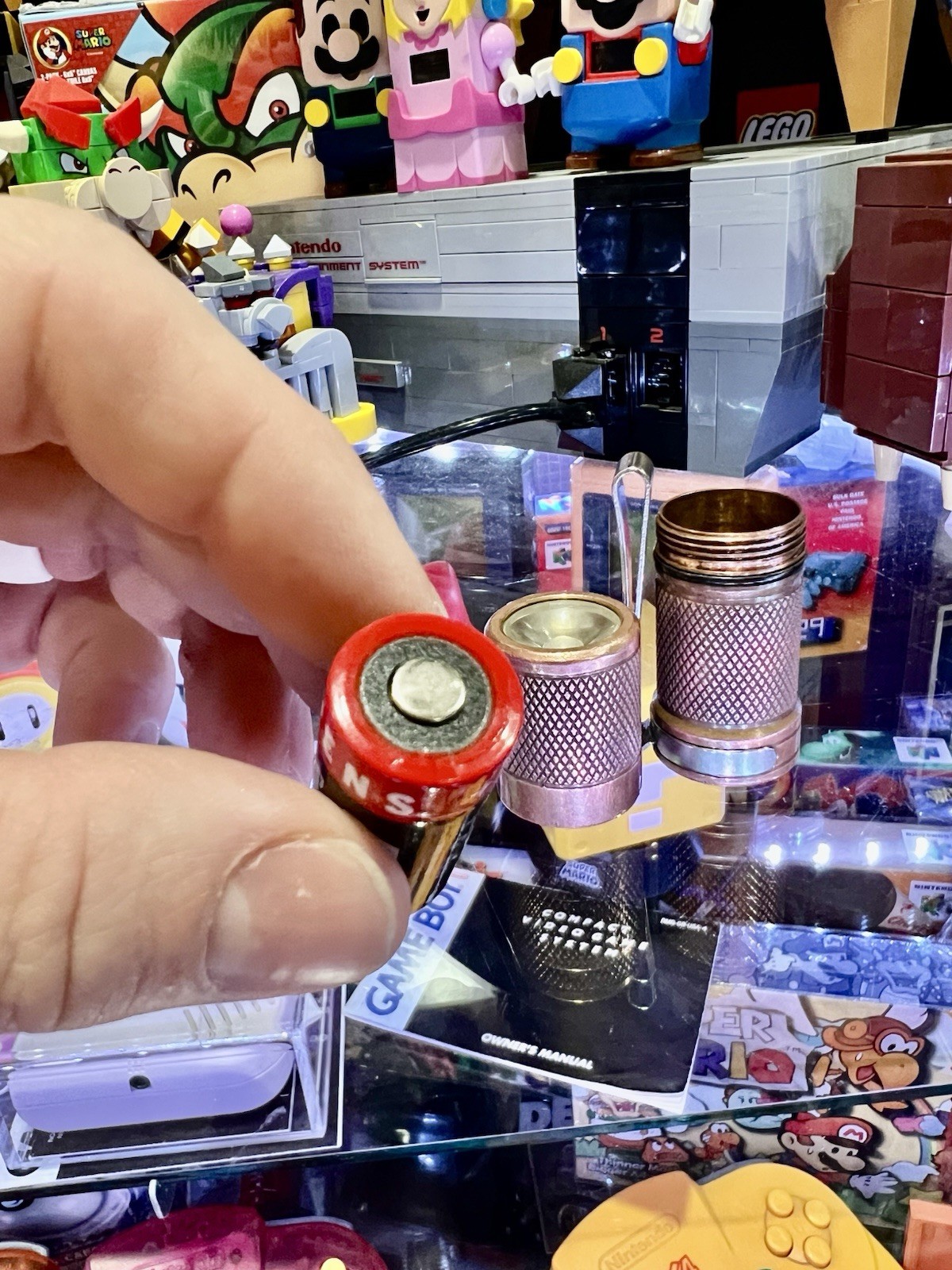 Foursevens Mini MKII Copper W/ Box & Accessories, CR123 Rechargeable Battery