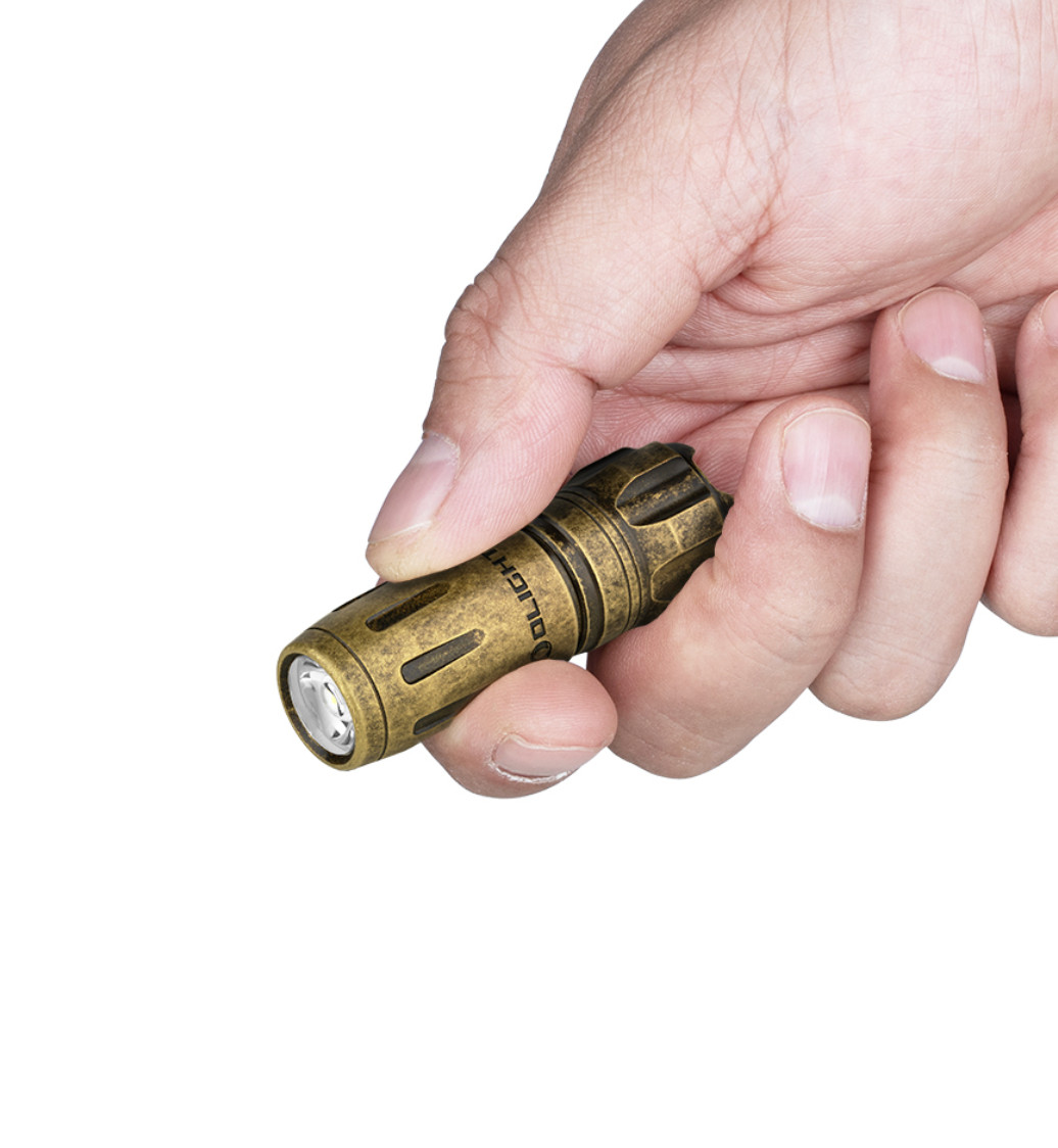 Olight i18 Brass Limited Edition – 18th Anniversary Edition Keychain Flashlight