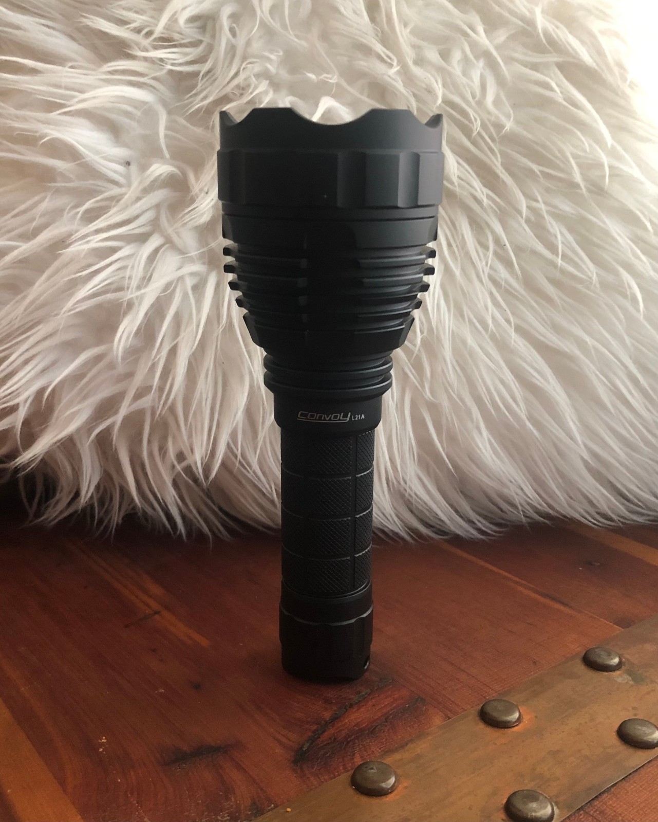 Convoy L21A LED Flashlight Torch wLuminus SFT90 6500K ~6200 Lumens 1200M Throw!