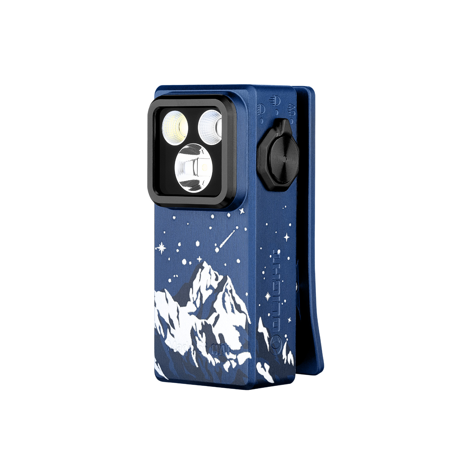 Olight ArkPro Ultra Class 3R Onyx Black CW & Oclip Ultra Snowy Summit Clip-On