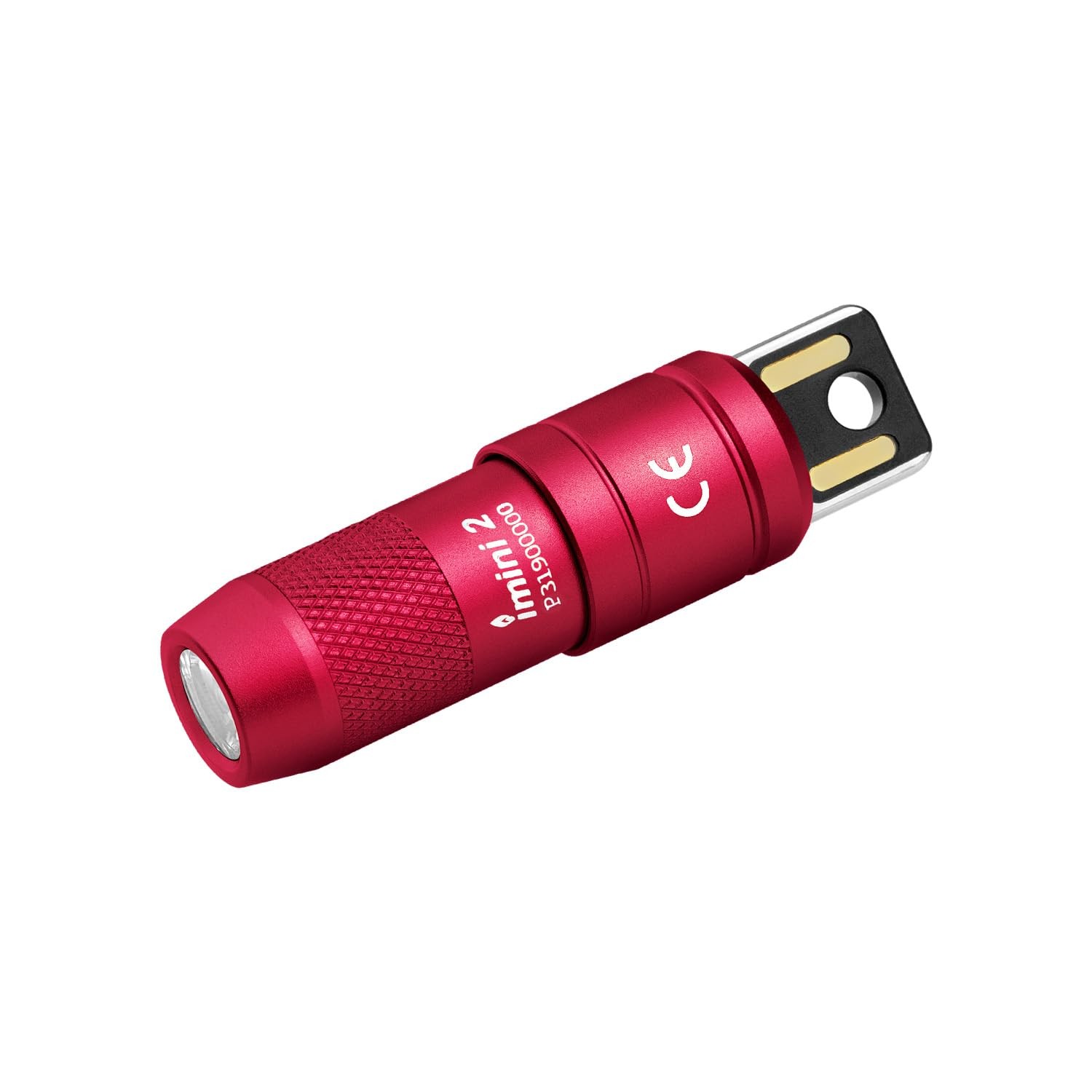 OLIGHT IMINI 2 EDC Rechargeable Keychain Flashlight, 1 Pack, Passionate Red