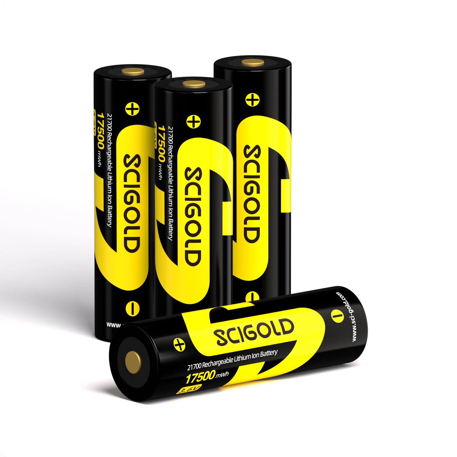 Scigold Rechargeable Battery 3.6V Battery li-ion 21700 for Headlamp Flashlight