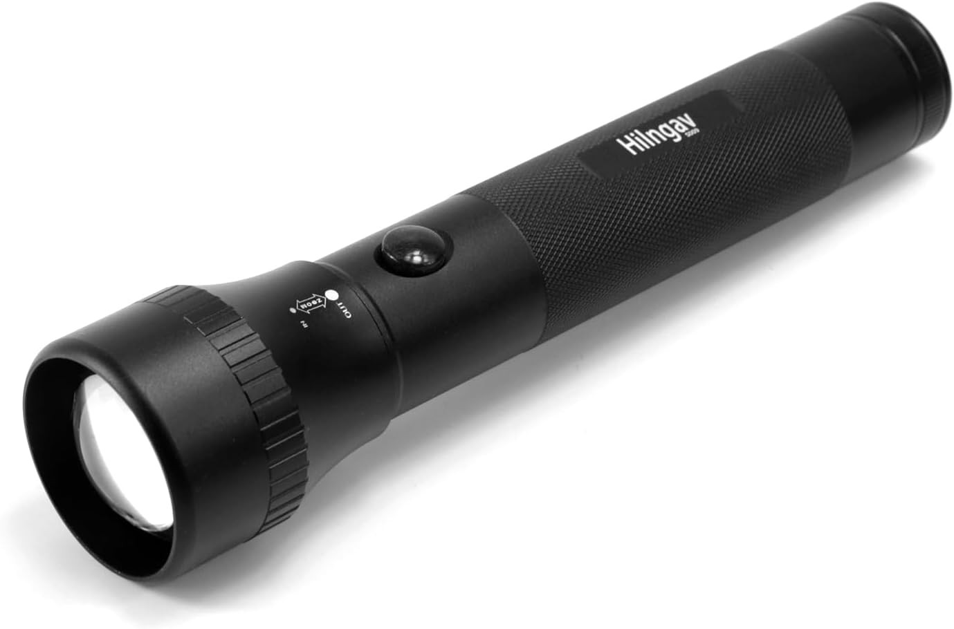 Heavy Duty 2-Cell D Battery LED Big Flashlights, Zoomable Single Mode Aluminum A