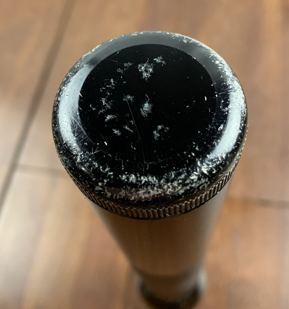 Vintage MAG-LITE MAGLITE FLASH LIGHT 12 1/2” INCH 3D CELL Black Tested & Working