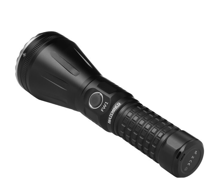MATEMINCO FW1 LEP Flashlight 2950 Meters Throw USB Type C Rechargeable Torch