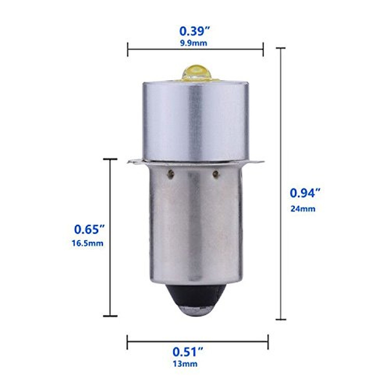 18V LED Flashlight Bulb Upgrade for 6-24V Bulb Replacement 1