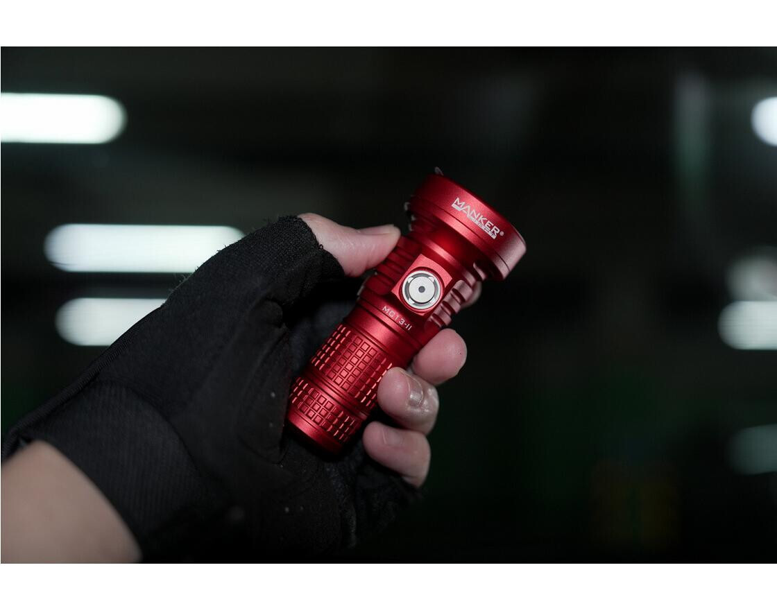 Mankerlight MC13ii 2000 Lumen Long Range LED 600 Meter Pocket EDC Flashlight