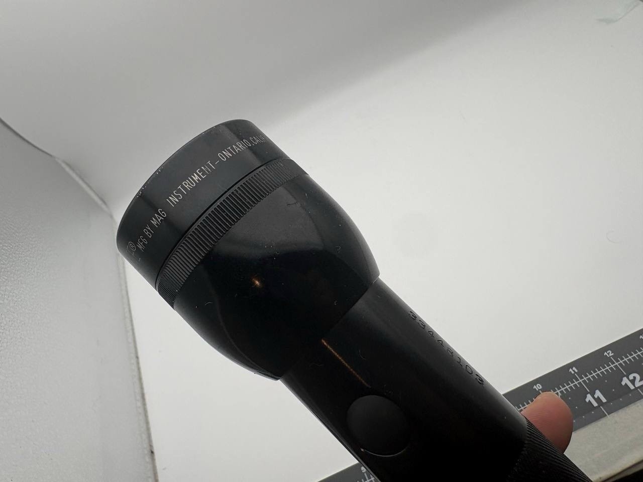 Maglite 3D Cell Flashlight Black Mag Instrument Ontario California 12″ GREAT Con