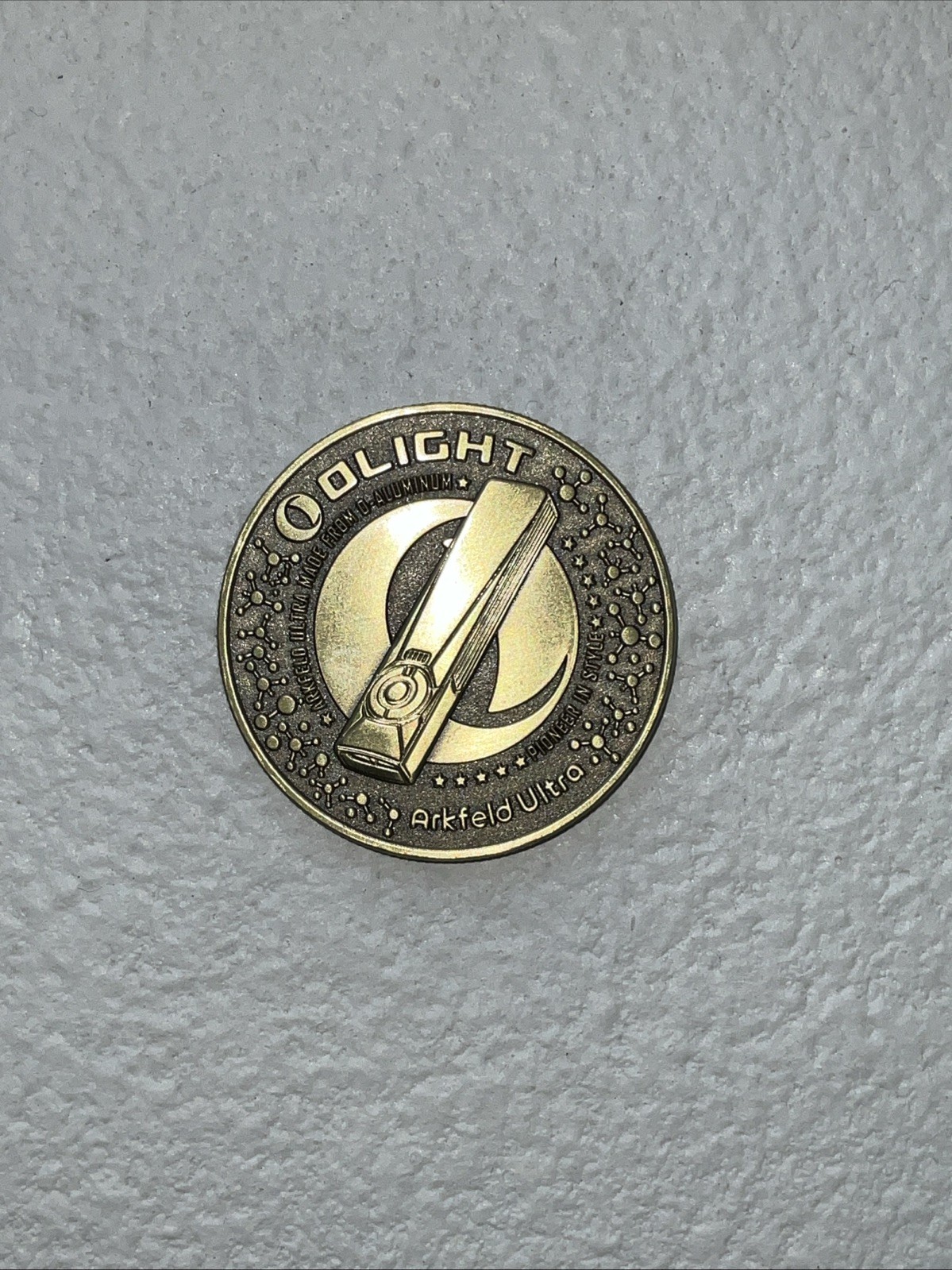 OLIGHT Arkfeld Ultra OAL Limited Edition Challenge Coin RARE