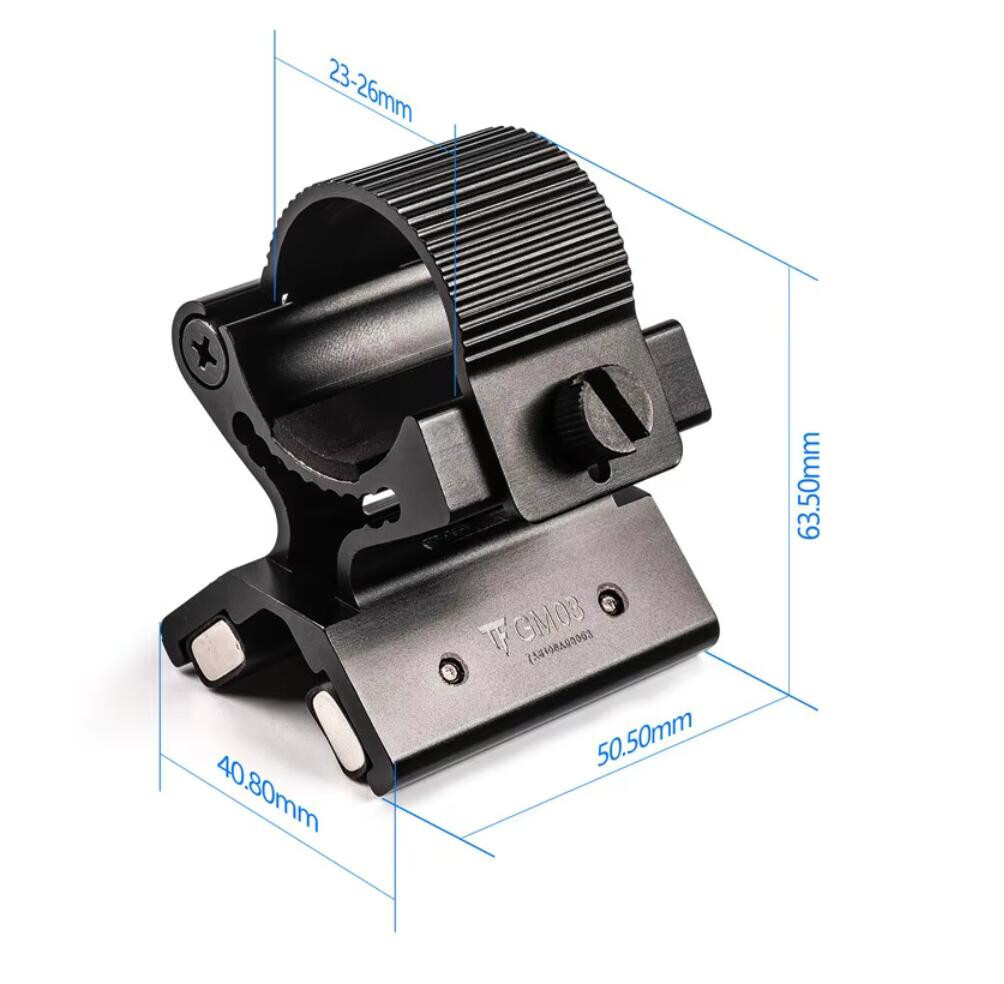 TrustFire GM03 Universal Magnetic Mount Flashlight Holder for Hunting Torch